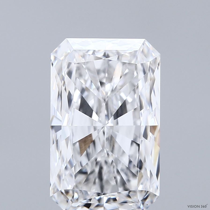 Lab-Grown Radiant Diamond - 3.54 Carats, E Color, VVS2 Clarity - Certified by IGI - Report Number: LG706571801