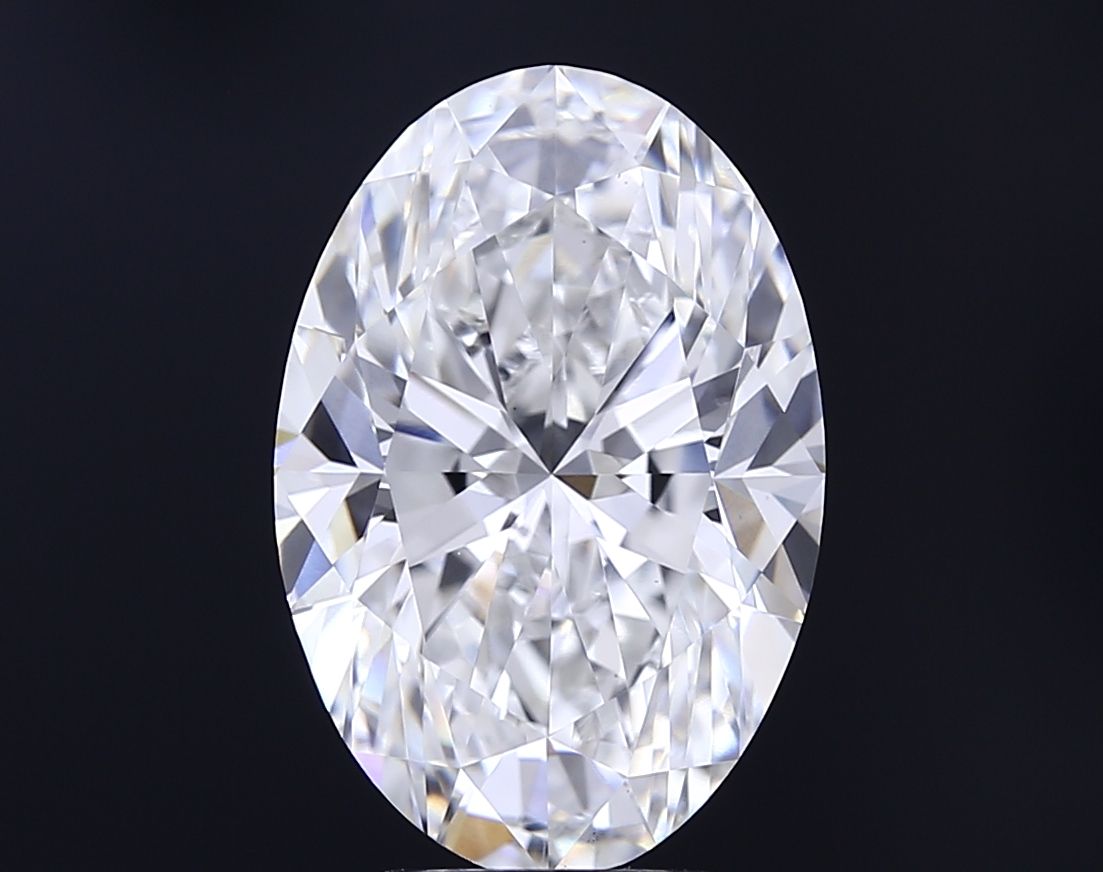 Lab-Grown Oval Diamond - 6.01 Carats, E Color, VS1 Clarity - Certified by IGI - Report Number: LG689506787