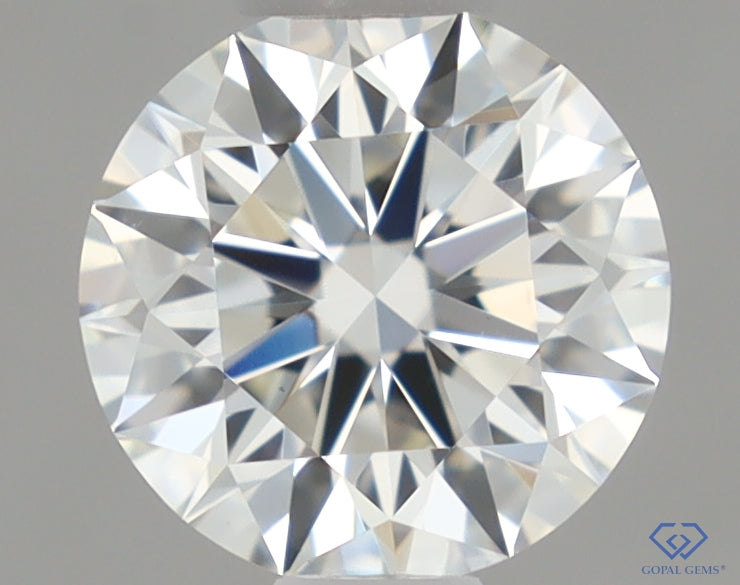 Natural Mined ROUND Diamond - 0.45 Carats, I Color, VS2 Clarity - Timeless Beauty and Exceptional Brilliance - GIA Certified