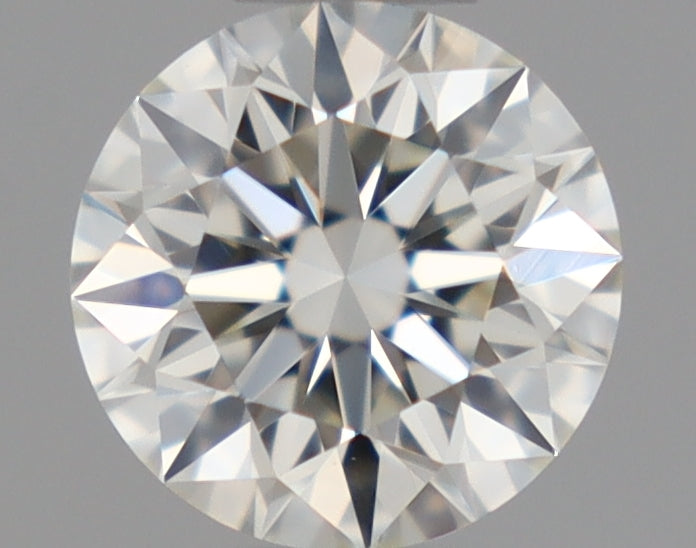Natural Mined ROUND Diamond - 0.35 Carats, J Color, VVS2 Clarity - Timeless Beauty and Exceptional Brilliance - GIA Certified