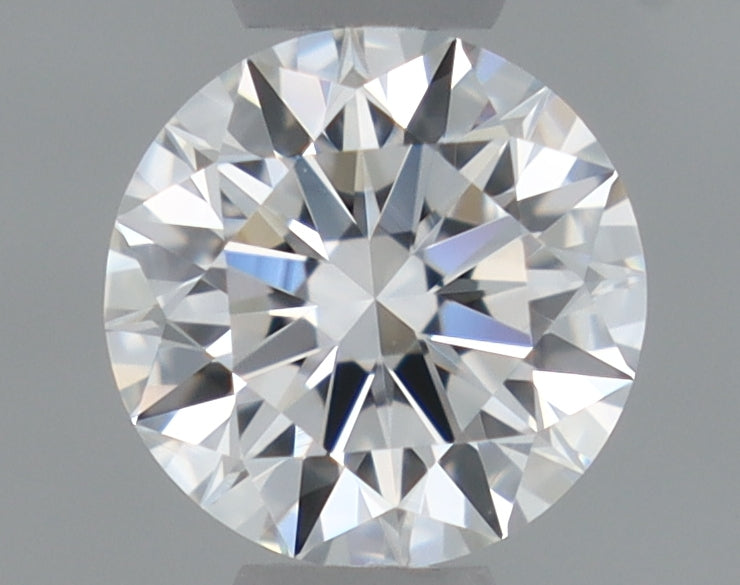 Natural Mined ROUND Diamond - 0.33 Carats, F Color, VVS1 Clarity - Timeless Beauty and Exceptional Brilliance - GIA Certified