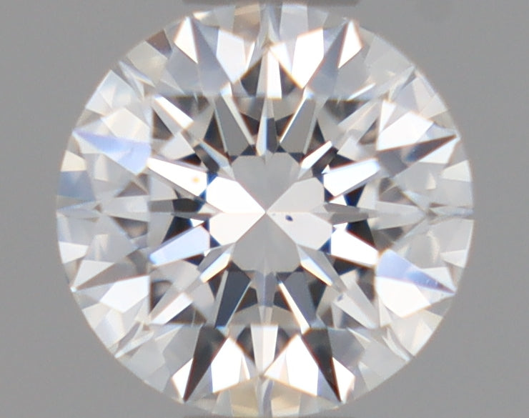 Natural Mined ROUND Diamond - 0.4 Carats, D Color, VS2 Clarity - Timeless Beauty and Exceptional Brilliance - GIA Certified