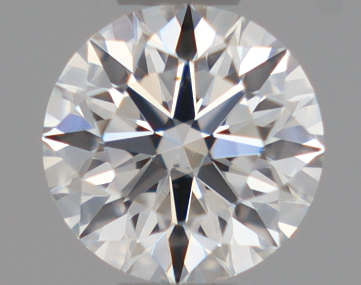 Natural Mined ROUND Diamond - 0.4 Carats, F Color, SI1 Clarity - Timeless Beauty and Exceptional Brilliance - GIA Certified