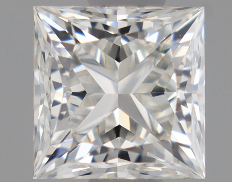 Natural Mined PRINCESS Diamond - 0.76 Carats, I Color, VS2 Clarity - Timeless Beauty and Exceptional Brilliance - GIA Certified