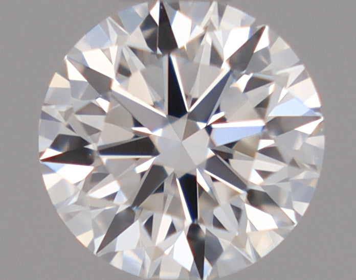 Natural Mined ROUND Diamond - 0.37 Carats, F Color, VVS2 Clarity - Timeless Beauty and Exceptional Brilliance - GIA Certified