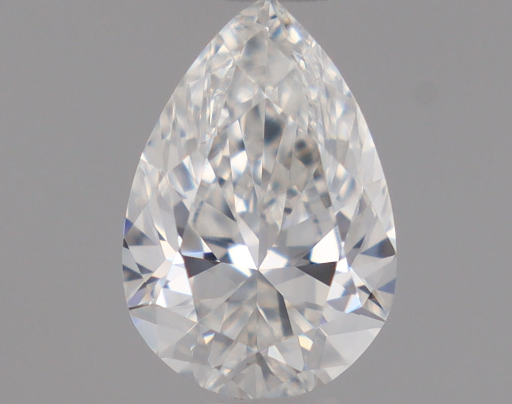 Natural Mined PEAR Diamond - 0.52 Carats, F Color, VS2 Clarity - Timeless Beauty and Exceptional Brilliance - GIA Certified