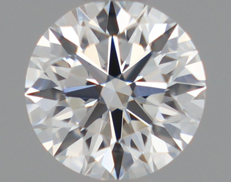 Natural Mined ROUND Diamond - 0.46 Carats, F Color, VVS2 Clarity - Timeless Beauty and Exceptional Brilliance - GIA Certified