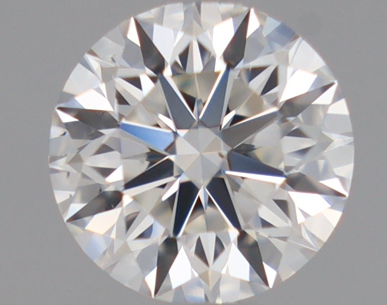 Natural Mined ROUND Diamond - 0.55 Carats, H Color, VS2 Clarity - Timeless Beauty and Exceptional Brilliance - GIA Certified