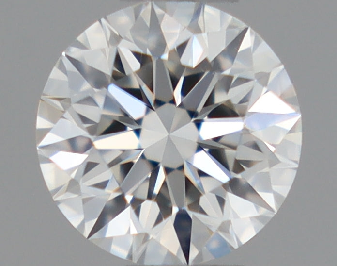 Natural Mined ROUND Diamond - 0.34 Carats, F Color, VVS2 Clarity - Timeless Beauty and Exceptional Brilliance - GIA Certified