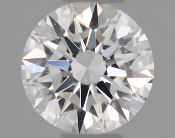 Natural Mined ROUND Diamond - 0.3 Carats, F Color, VVS2 Clarity - Timeless Beauty and Exceptional Brilliance - GIA Certified