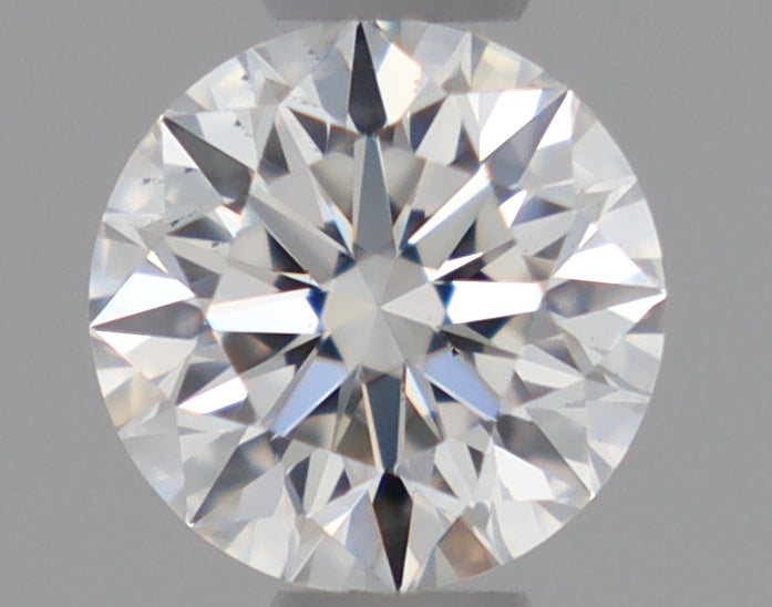 Natural Mined ROUND Diamond - 0.37 Carats, F Color, VVS2 Clarity - Timeless Beauty and Exceptional Brilliance - GIA Certified