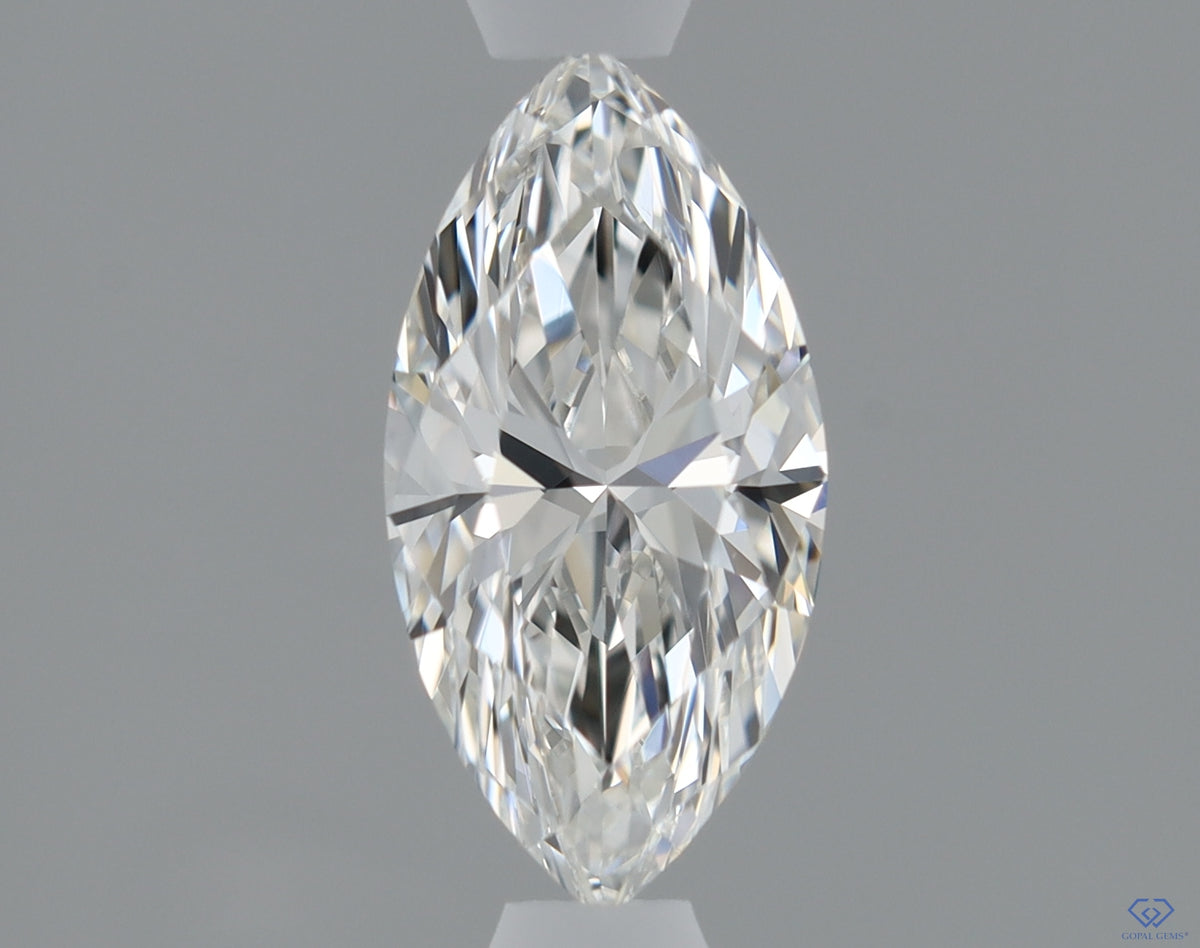Natural Mined MARQUISE Diamond - 0.61 Carats, G Color, VS1 Clarity - Timeless Beauty and Exceptional Brilliance - GIA Certified