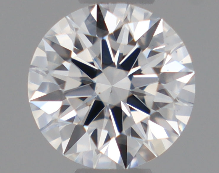 Natural Mined ROUND Diamond - 0.37 Carats, D Color, VS2 Clarity - Timeless Beauty and Exceptional Brilliance - GIA Certified