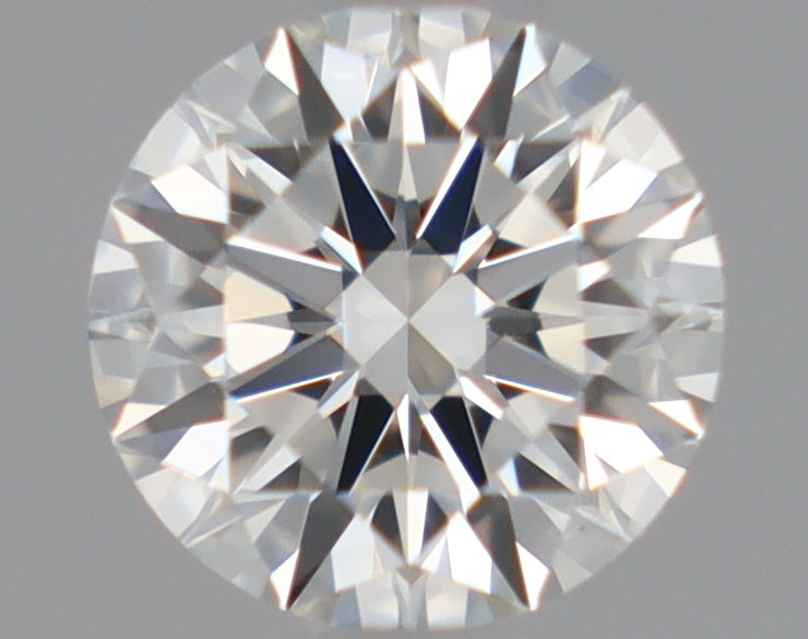 Natural Mined ROUND Diamond - 0.4 Carats, H Color, VS1 Clarity - Timeless Beauty and Exceptional Brilliance - GIA Certified
