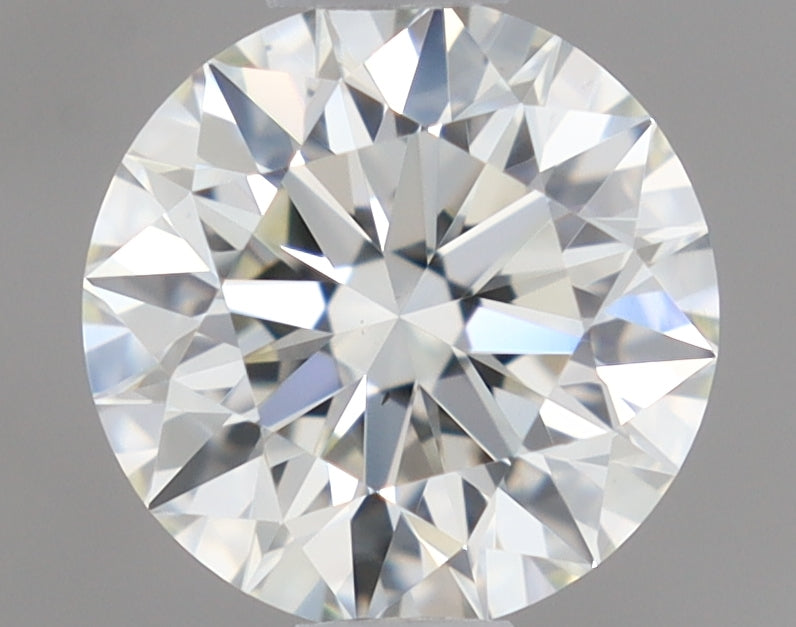 Natural Mined ROUND Diamond - 0.58 Carats, K Color, VS1 Clarity - Timeless Beauty and Exceptional Brilliance - GIA Certified