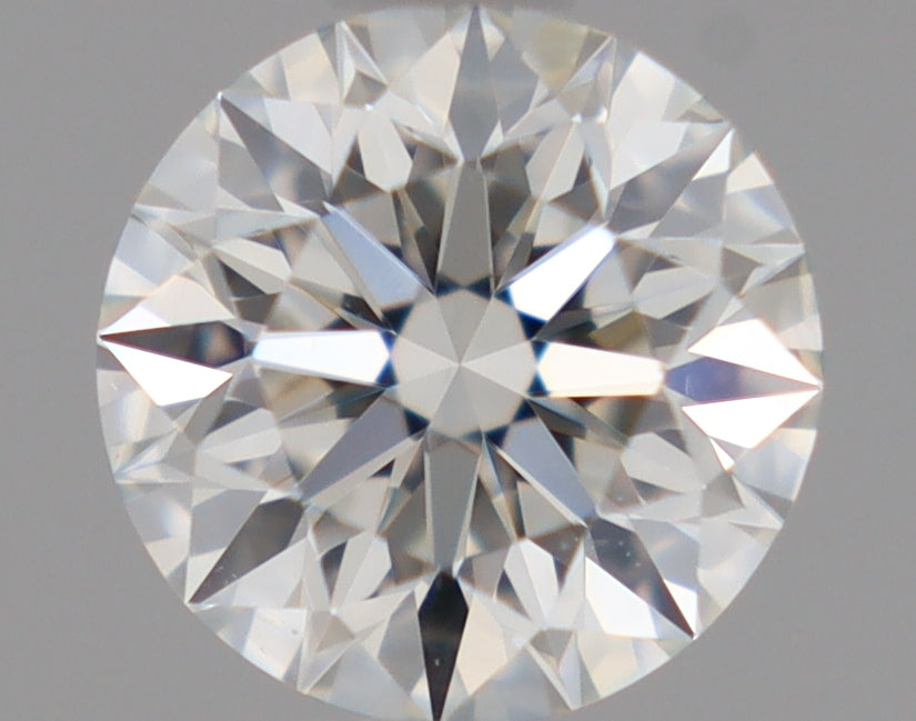 Natural Mined ROUND Diamond - 0.59 Carats, H Color, VS2 Clarity - Timeless Beauty and Exceptional Brilliance - GIA Certified