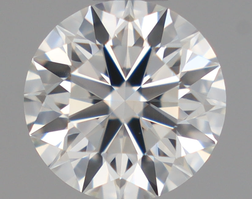 Natural Mined ROUND Diamond - 0.61 Carats, H Color, VVS2 Clarity - Timeless Beauty and Exceptional Brilliance - GIA Certified