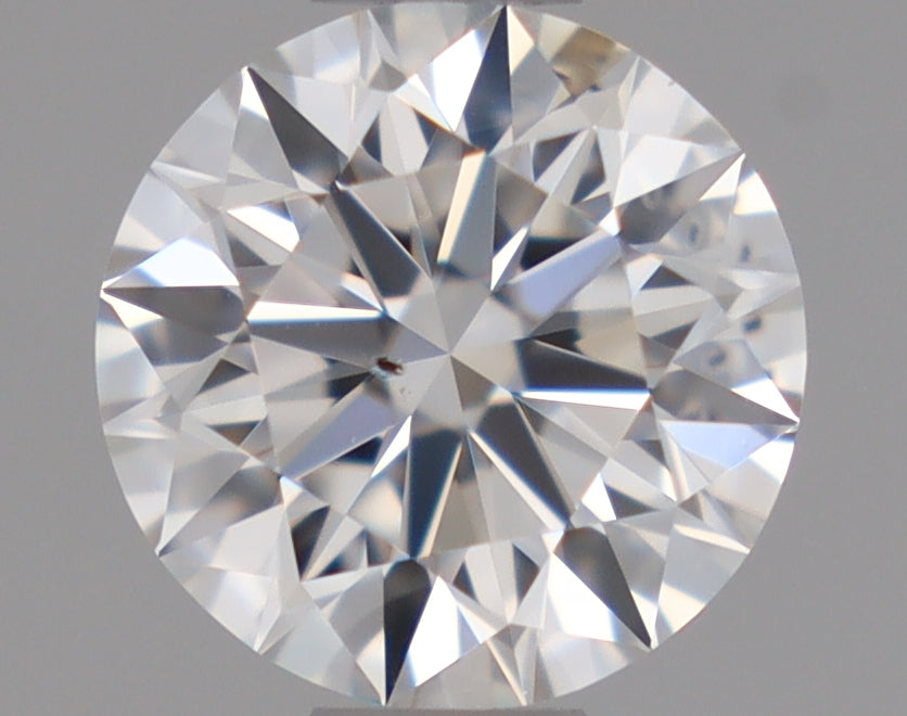 Natural Mined ROUND Diamond - 0.58 Carats, E Color, SI1 Clarity - Timeless Beauty and Exceptional Brilliance - GIA Certified