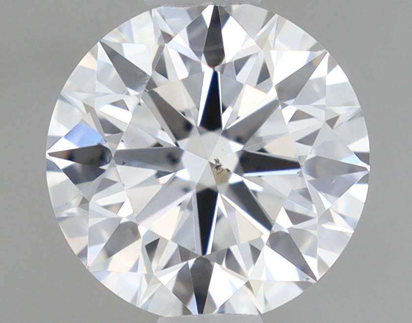 Natural Mined ROUND Diamond - 0.65 Carats, F Color, SI1 Clarity - Timeless Beauty and Exceptional Brilliance - GIA Certified
