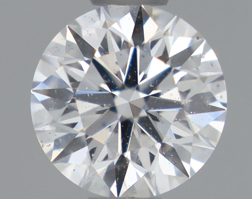 Natural Mined ROUND Diamond - 0.6 Carats, D Color, I1 Clarity - Timeless Beauty and Exceptional Brilliance - GIA Certified