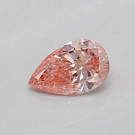 0.14ct Pear Lab Grown Diamond (Colour Fancy Intense Pink, Clarity VS1, IGI Certified)