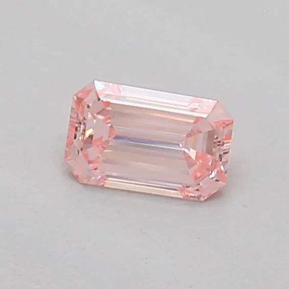 0.18ct Emerald Lab Grown Diamond (Colour Fancy Intense Pink, Clarity VS1, IGI Certified)