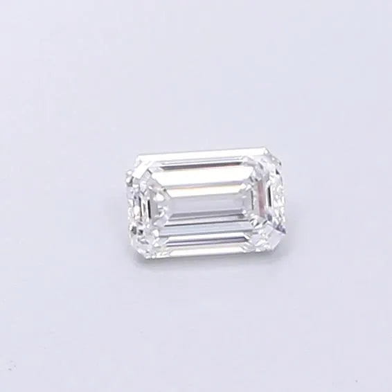 0.22ct Emerald Lab Grown Diamond (Colour D, Clarity VVS2, IGI Certified)
