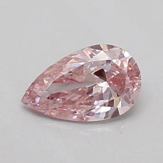 0.22ct Pear Lab Grown Diamond (Colour Fancy Intense Pink, Clarity VS2, IGI Certified)