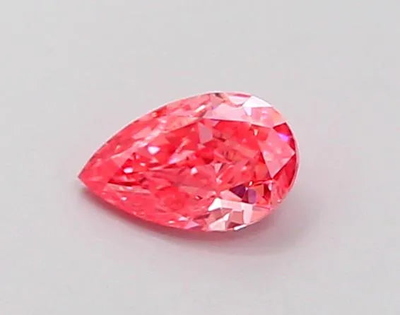 0.25ct Pear Lab Grown Diamond (Colour Fancy Vivid Pink, Clarity VS2, IGI Certified)