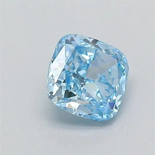0.27ct Cushion modified Lab Grown Diamond (Colour Fancy Vivid Blue, Clarity VVS1, IGI Certified)