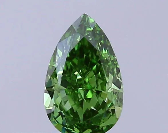 0.27ct Pear Lab Grown Diamond (Colour Fancy Vivid Green, Clarity VS1, IGI Certified)