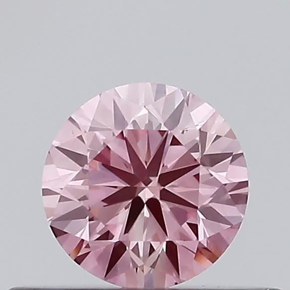 0.27ct Round Lab Grown Diamond (Colour Fancy Vivid Pink, Clarity VS1, Cut VG, IGI Certified)