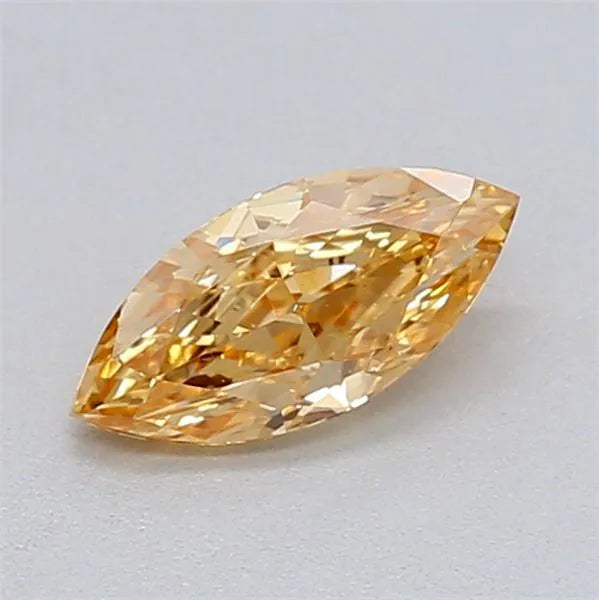 0.31ct Marquise Lab Grown Diamond (Colour Fancy Intense Brownish Orange, Clarity VVS2, IGI Certified)