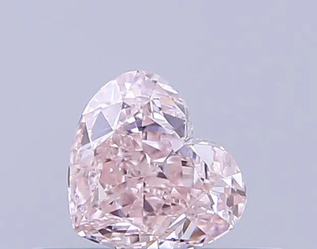 0.34ct Heart Lab Grown Diamond (Colour Fancy Light Pink, Clarity VS1, IGI Certified)