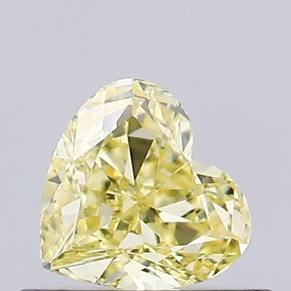 0.36ct Heart Lab Grown Diamond (Colour Fancy Intense Yellow, Clarity VS1, IGI Certified)
