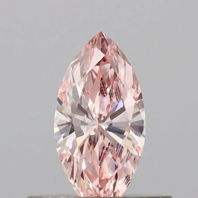 0.37ct Marquise Lab Grown Diamond (Colour Fancy Pink, Clarity VS1, IGI Certified)
