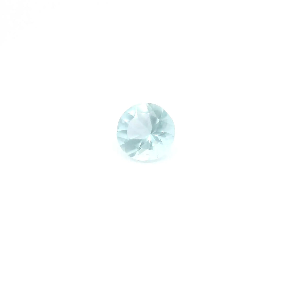 0.39ct Round Natural Aquamarine (Colour Blue, Clarity Eye Clean, Cut Faceted)