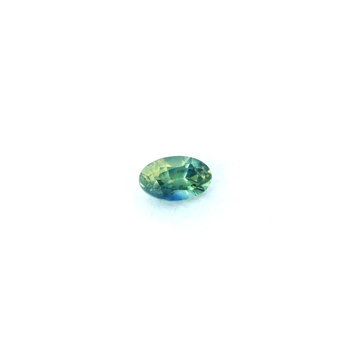 0.42ct Oval Natural Sapphire (Colour Green, Clarity Eye Clean, Cut Faceted)