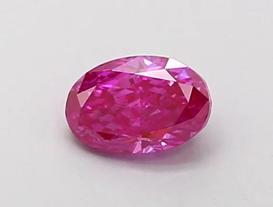 0.43ct Oval Lab Grown Diamond (Colour Fancy Purple, Clarity VS1, Uncertified)