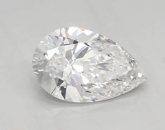0.47ct Pear Lab Grown Diamond (Colour D, Clarity VVS2, IGI Certified)