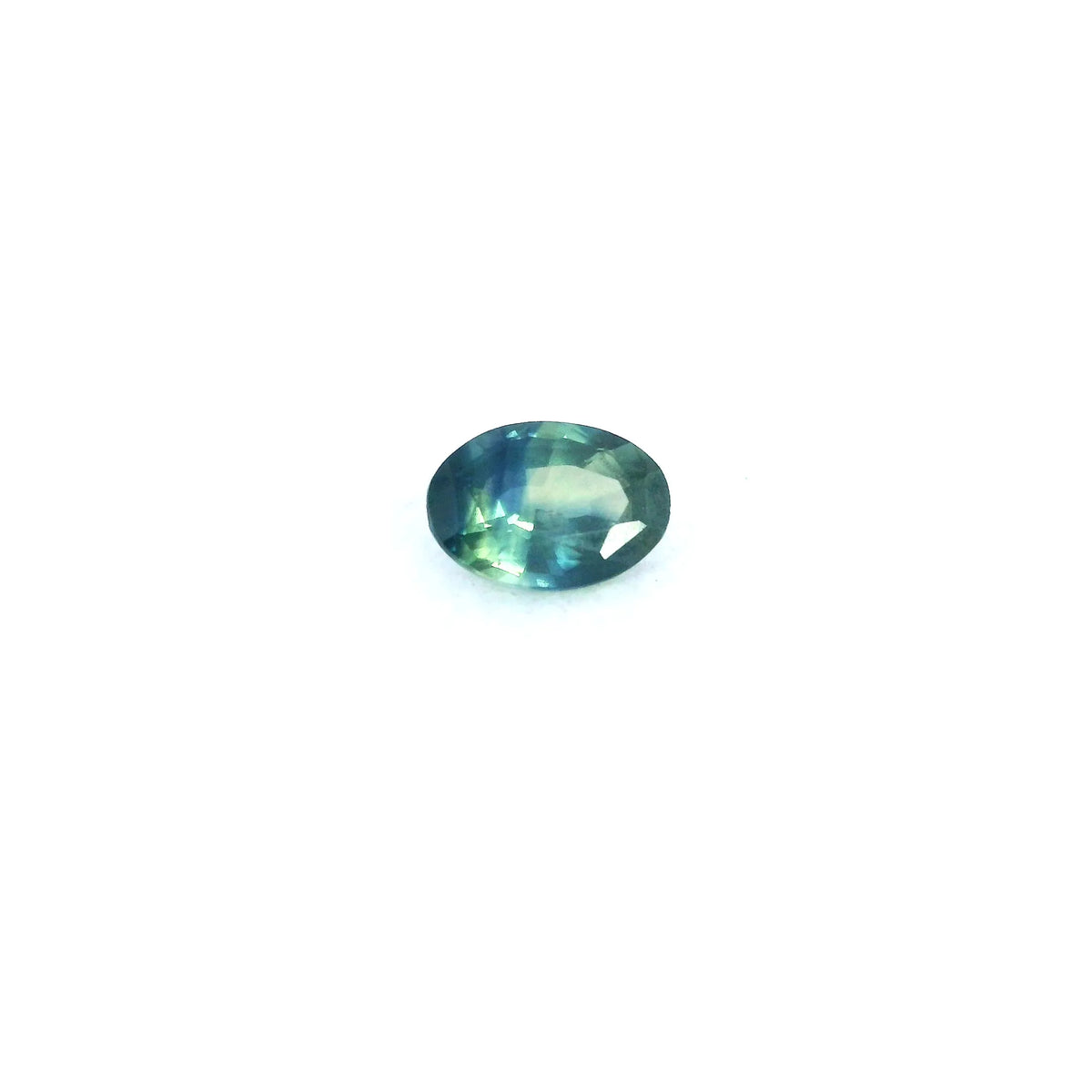 0.50ct Oval Natural Sapphire (Colour Green, Clarity Slightly Included, Cut Faceted)