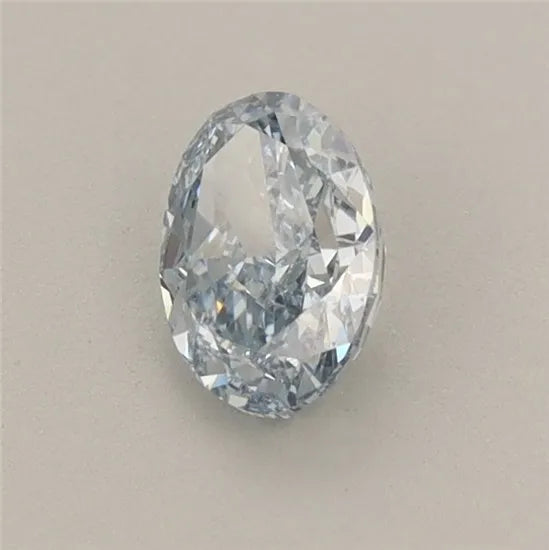 0.55ct Oval Lab Grown Diamond (Colour Fancy Intense Blue, Clarity VVS2, IGI Certified)