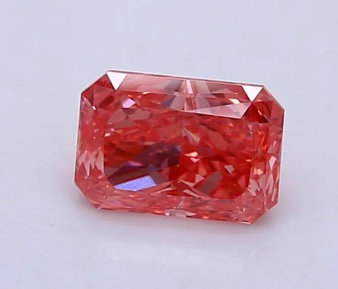 0.57ct Radiant Lab Grown Diamond (Colour Fancy Vivid Pink, Clarity VVS2, IGI Certified)