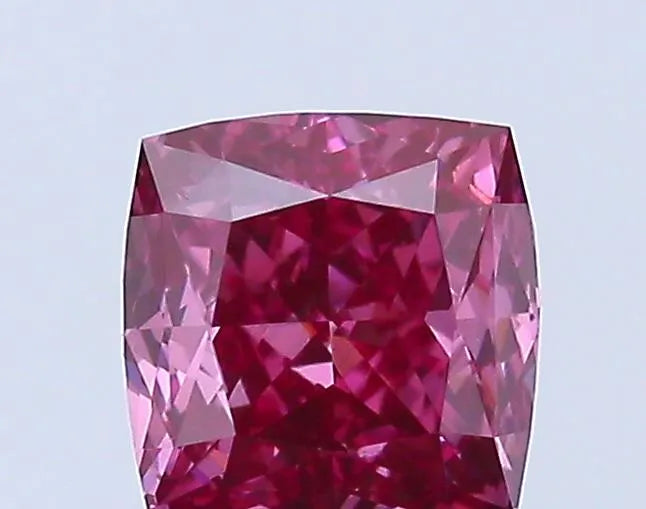 0.78ct Cushion modified Lab Grown Diamond (Colour Fancy Vivid Pink, Clarity VS2, IGI Certified)