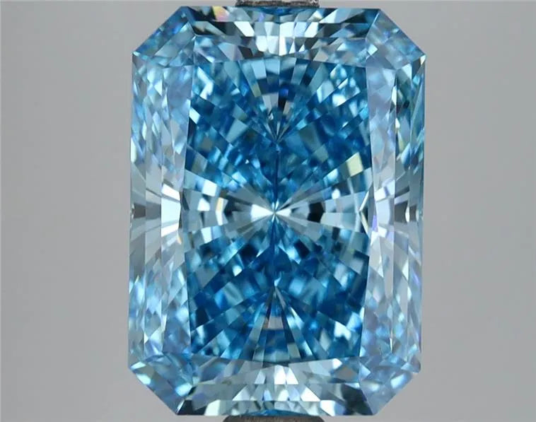 0.94ct Radiant Lab Grown Diamond (Colour Fancy Vivid Blue, Clarity VS1, IGI Certified)