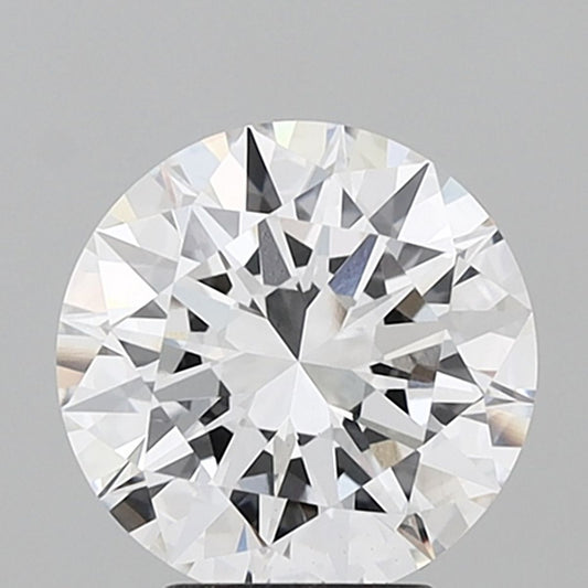 Lab-Grown Round Diamond - 3.54 Carats, D Color, VVS2 Clarity - Certified by IGI - Report Number: LG691531426