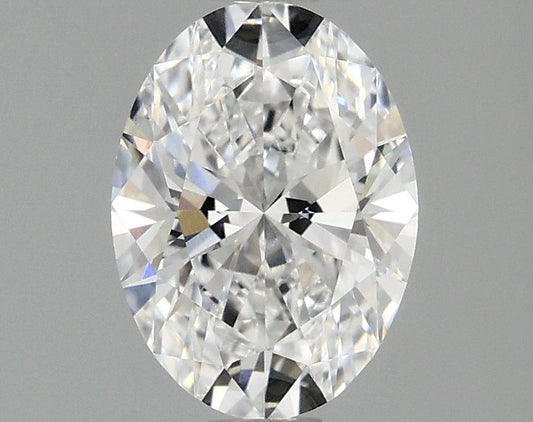 Lab-Grown Oval Diamond - 1.47 Carats, D Color, VS1 Clarity - Certified by IGI - Report Number: LG713584365