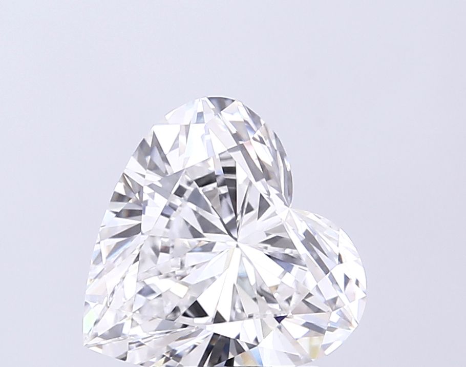 Lab-Grown Heart Diamond - 3.08 Carats, D Color, VVS2 Clarity - Certified by IGI - Report Number: LG683550092