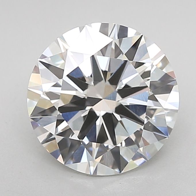 Lab-Grown Round Diamond - 2.52 Carats, F Color, VVS2 Clarity - Certified by IGI - Report Number: LG683535725