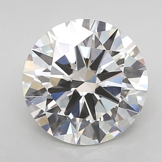 Lab-Grown Round Diamond - 2.52 Carats, F Color, VVS2 Clarity - Certified by IGI - Report Number: LG683535725